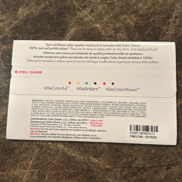 NEW Color Street FORT WORTH IT Nail Polish Strips - Picture 2 of 4